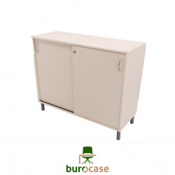 ARMOIRE BASSE PORTES COULISSANTES