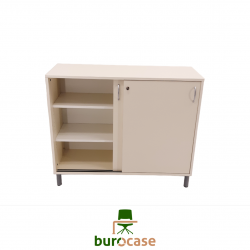 ARMOIRE BASSE PORTES COULISSANTES