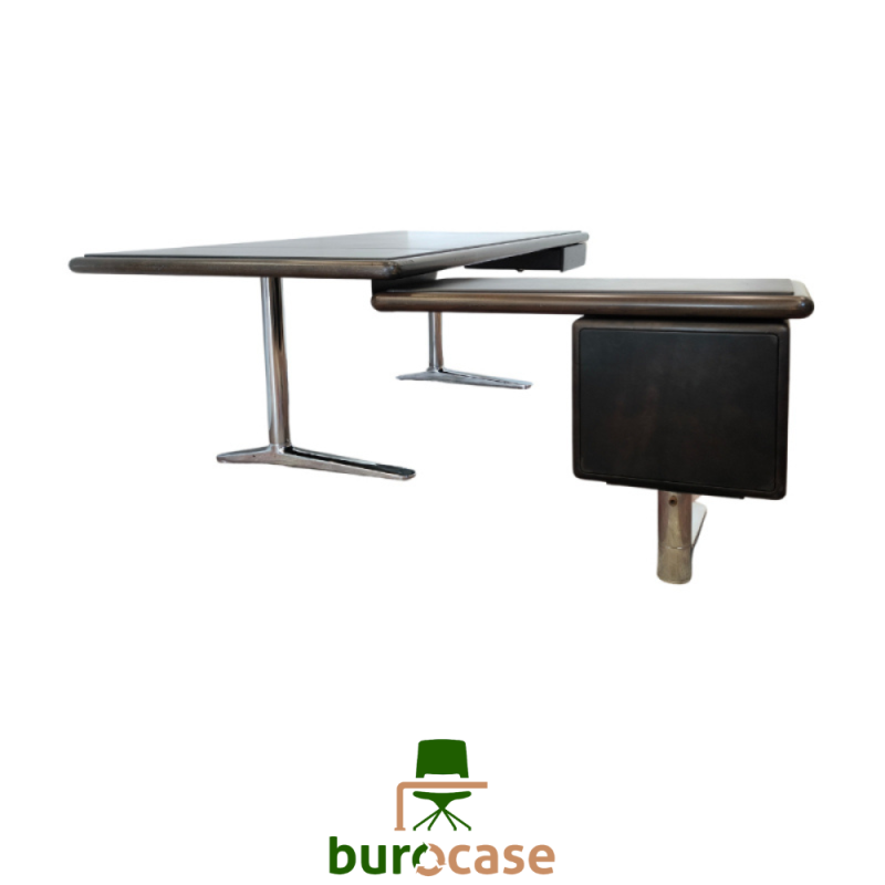 BUREAU DE DIRECTION AVEC RETOUR GAUCHE - WARREN PLATNER