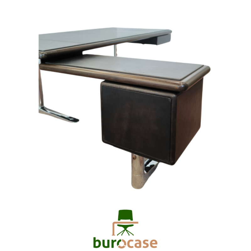 BUREAU DE DIRECTION AVEC RETOUR GAUCHE - WARREN PLATNER