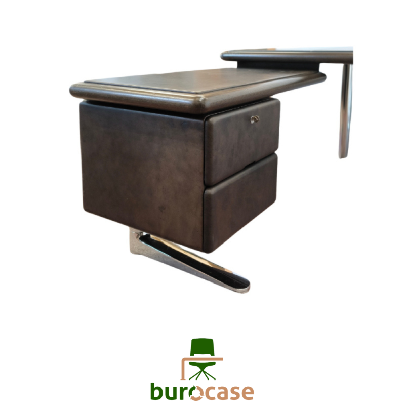 BUREAU DE DIRECTION AVEC RETOUR GAUCHE - WARREN PLATNER