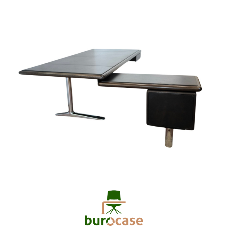 BUREAU DE DIRECTION AVEC RETOUR GAUCHE - WARREN PLATNER