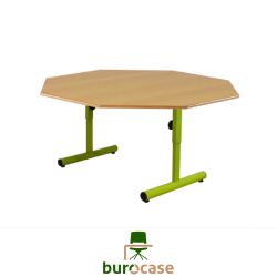 TABLE MATERNELLE RÉGLABLE OCTOGONALE NOA