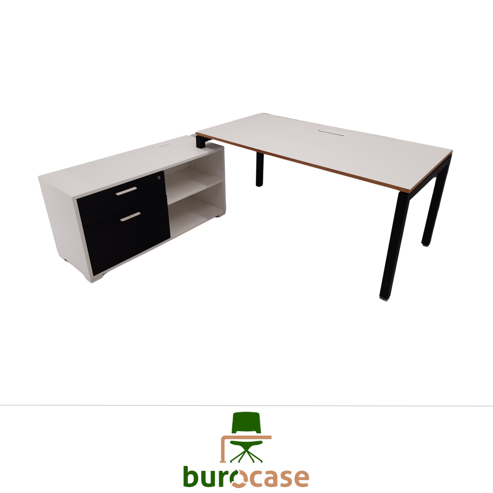 BUREAU DROIT AVEC CRÉDENCE