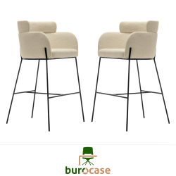 LOT DE 2 TABOURET HAUT - NV GALLERY