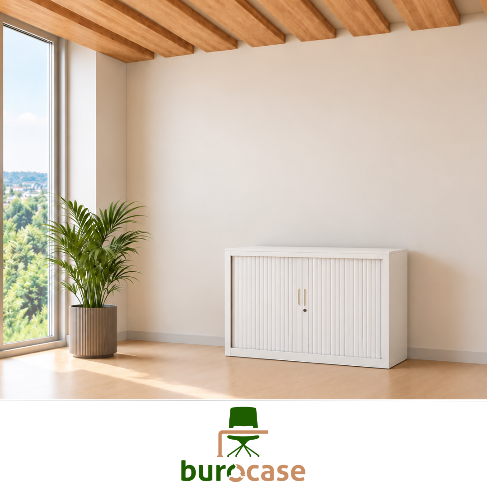 ARMOIRE BASSE À RIDEAUX
