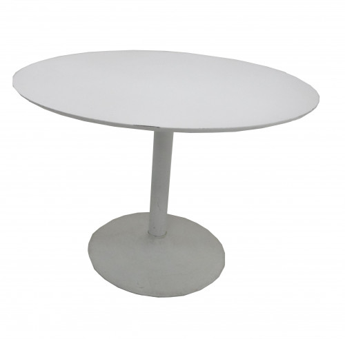 TABLE RONDE BLANCHE DIAMÈTRE 110 - H.75 cm