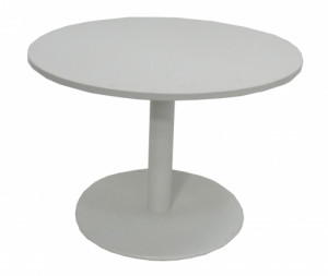 TABLE RONDE BLANCHE DIAMÈTRE 100 - H.72 cm