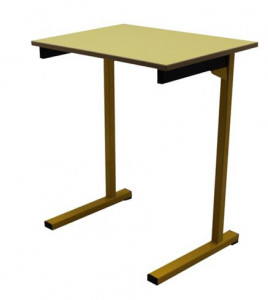 TABLE SCOLAIRE 70X50 FIXE