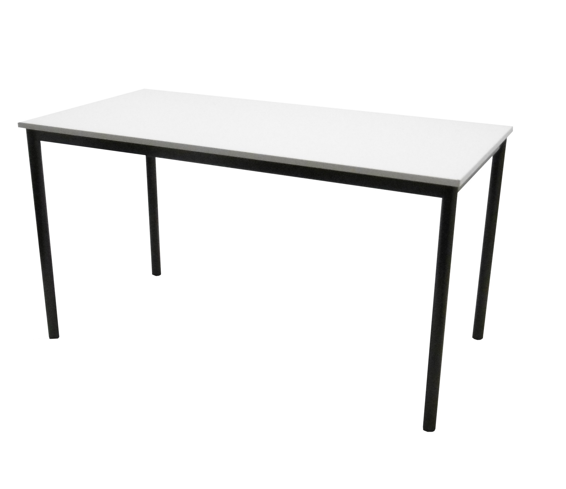 4x pieds de table hwc-h35, pour table à manger, pied de bureau, réglable en  hauteur 70-110cm ~ blanc - Conforama